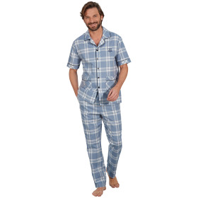 Pyjama Bleu Horizon, Tour de poitrine : M (96/100), Couleur : Bleu gris, par l’Homme Moderne.