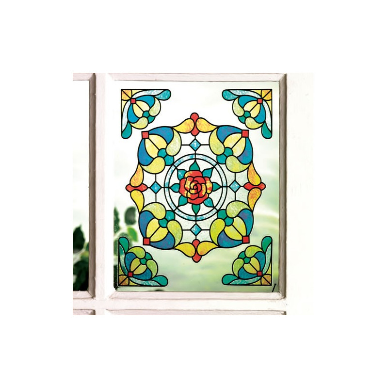 Vitraux adhésifs repositionnables