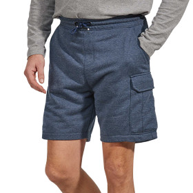 Short détente battle, Taille : M (42/44), Couleur : Bleu denim, par l’Homme Moderne.