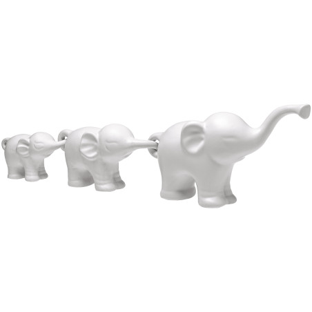Le trio d’éléphants blancs