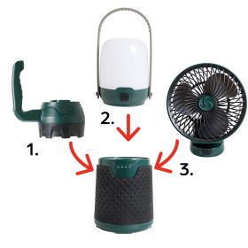 Lampe-ventilateur Power-3