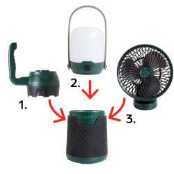 Lampe-ventilateur Power-3