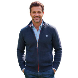 Gilet zippé Navy-Club