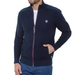 Gilet zippé Navy-Club