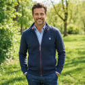 Gilet zippé Navy-Club
