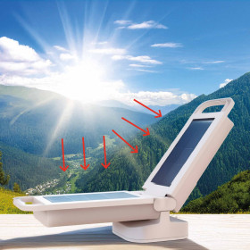 Lanterne solaire nomade