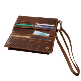 Portefeuille-pochette de voyage, par l’Homme Moderne.