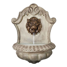 Fontaine au lion solaire, par l’Homme Moderne.