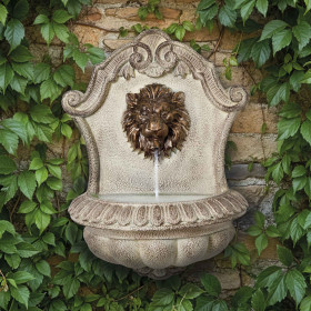 Fontaine au lion solaire