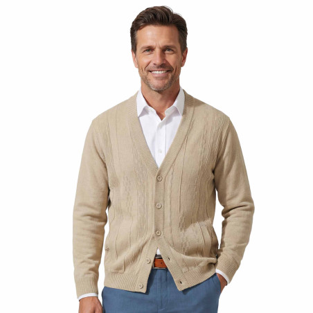 Gilet jacquard d’été