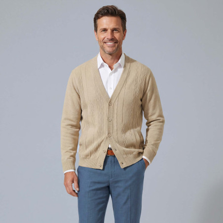 Gilet jacquard d’été