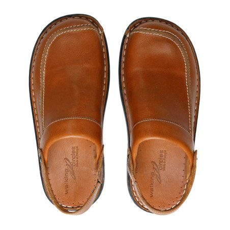 Sabots-sandales cuir