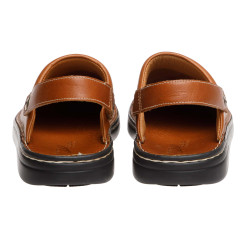 Sabots-sandales cuir