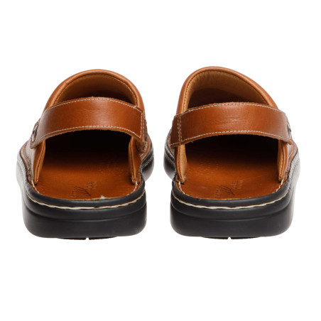 Sabots-sandales cuir