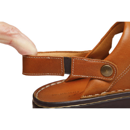 Sabots-sandales cuir