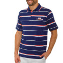 Polo coton rayé