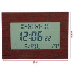 Horloge-calendrier radiopilotée