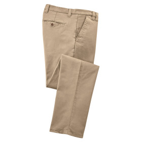 Pantalon Twill extensible, Taille : 42, Couleur : Beige, par l’Homme Moderne.