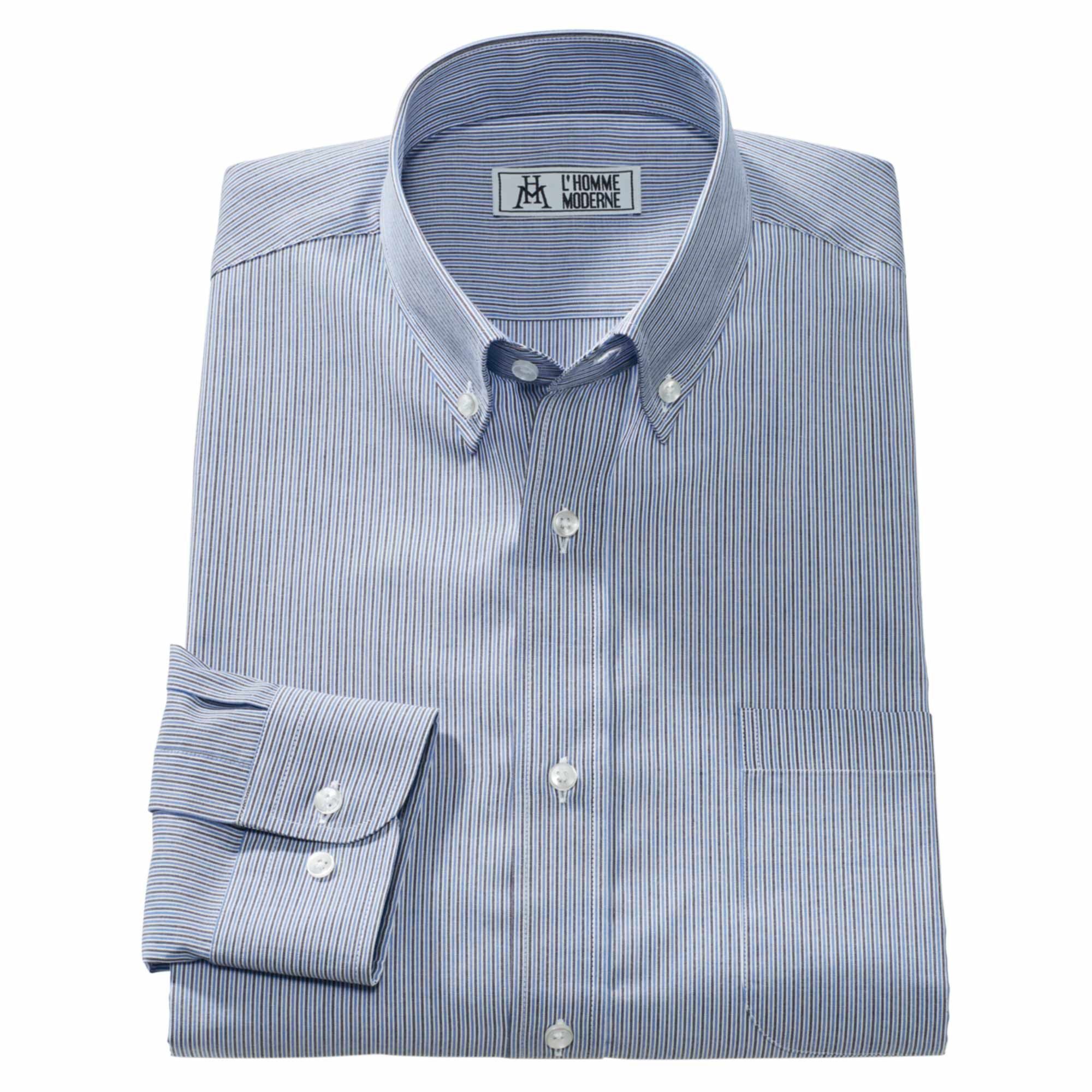 Chemise rayée «coupe confort»