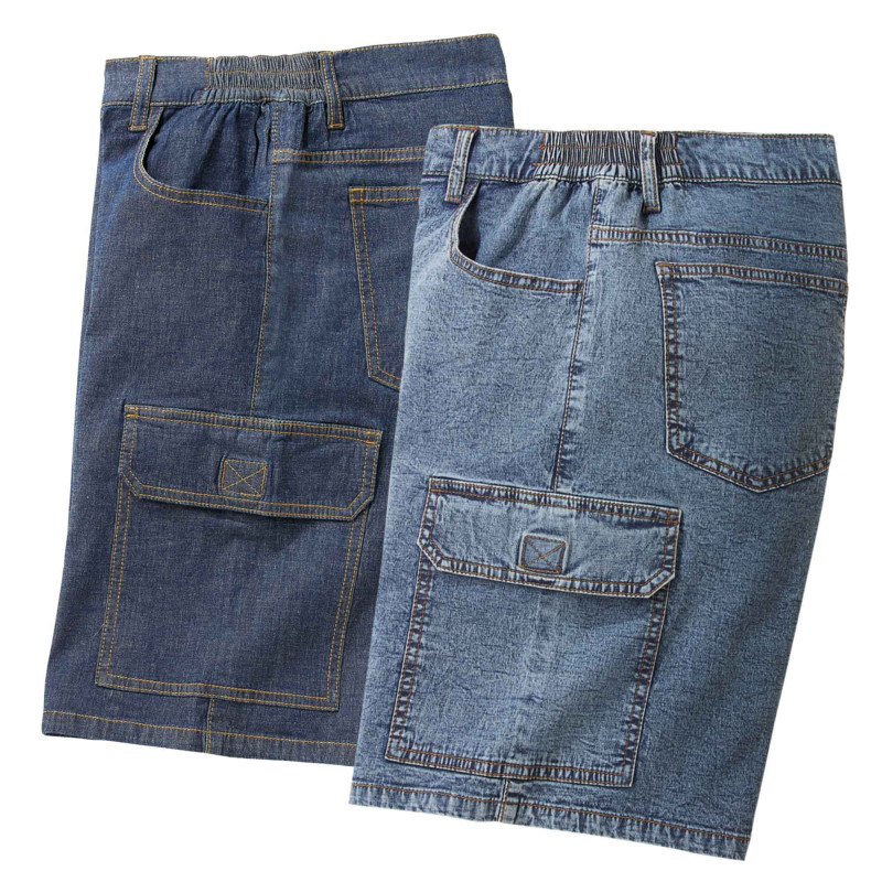 Bermudas battle denim - les 2