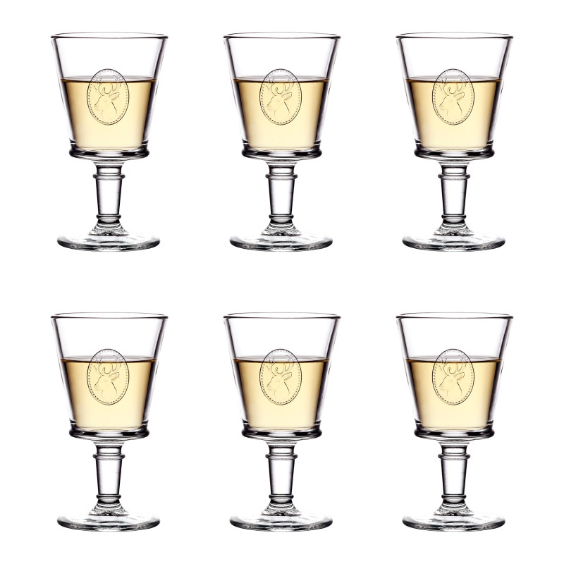 Les 6 verres à vin Grand Cerf