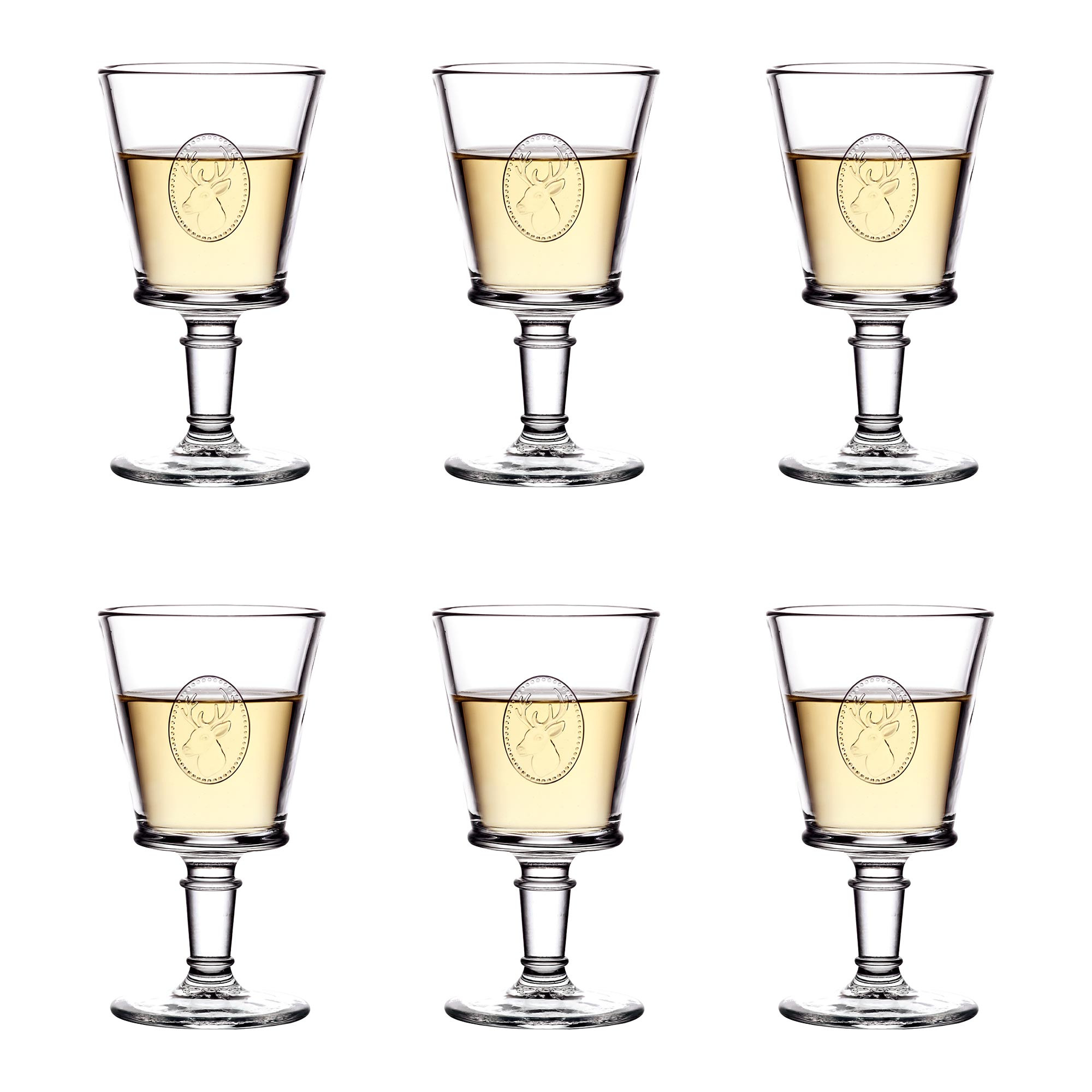 Les 6 verres à vin Grand Cerf