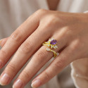 La bague améthyste