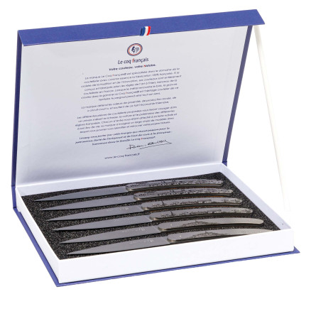 Le coffret 6 couteaux français