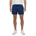 Short de bain bleu uni