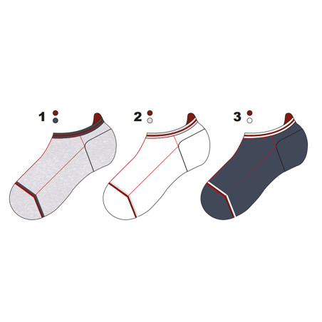 Socquettes confort - les 3