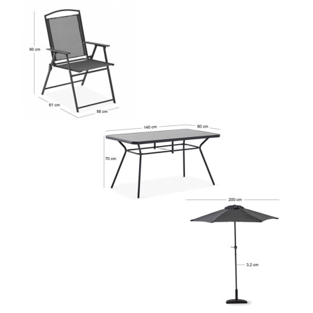 Ensemble de jardin Soleado