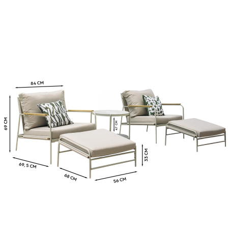 Salon de jardin Biscarosse