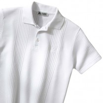 Polo extensible «grandes tailles» Blanc
