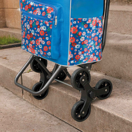 Chariot de courses Fleuri (3)