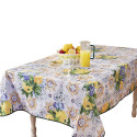 Toile cirée citrons rectangulaire (140 x 240 cm)
