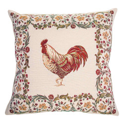 La housse de coussin coq