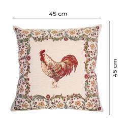 La housse de coussin coq