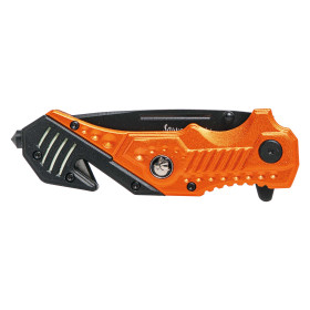 Le couteau pompier orange