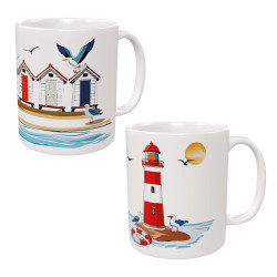 Le lot 2 mugs bord de mer