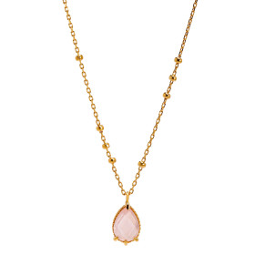 Le pendentif quartz rose
