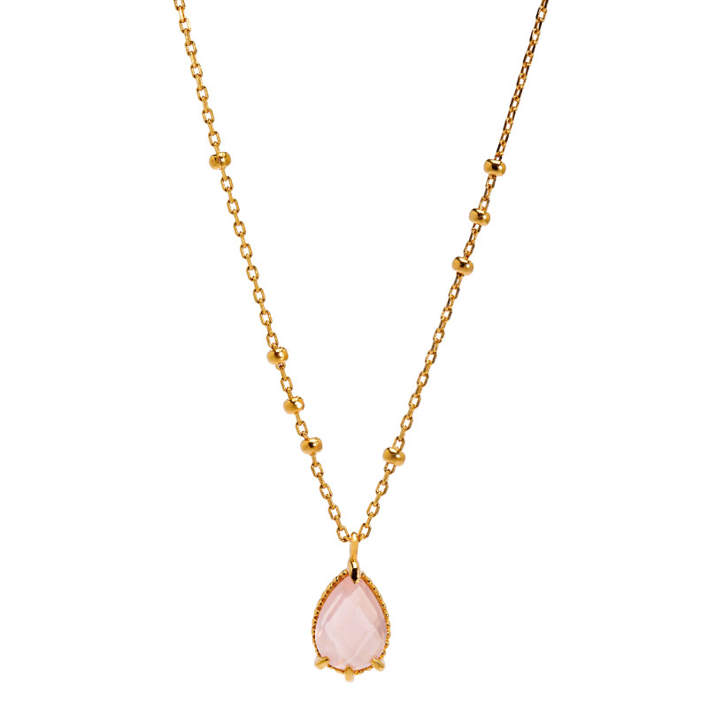 Le pendentif quartz rose