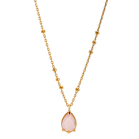 Le pendentif quartz rose