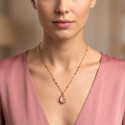 Le pendentif quartz rose
