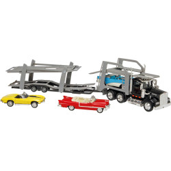 Le camion Kenworth et les 3 cabriolets