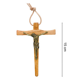 Le crucifix bois d’olivier
