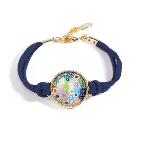 Le bracelet médaillon Millefiori
