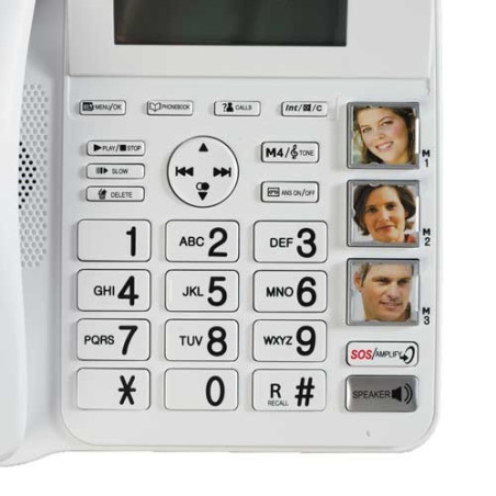 Téléphone-répondeur  fixe confort