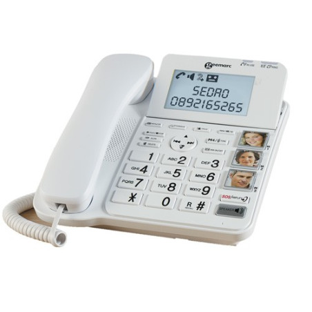 Téléphone-répondeur  fixe confort (2)