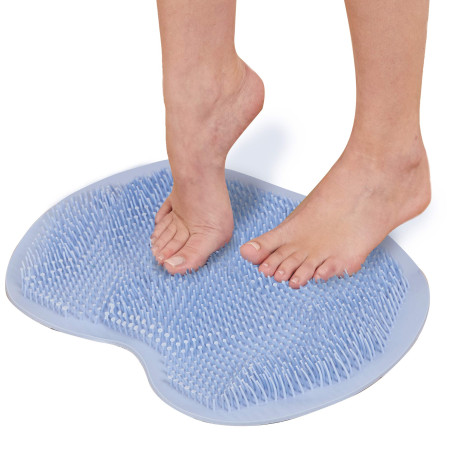 Tapis de douche massant/lavant