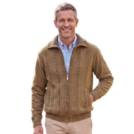 Gilet-blouson velours
